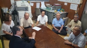 川尻精霊流し事務局訪問2