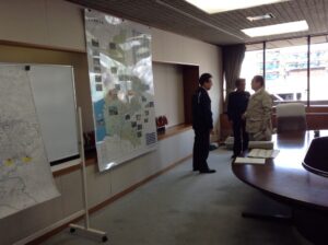 ４月１５日　熊本市役所にて大西市長と協議