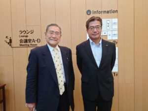 KMバイオ社長との写真